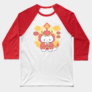 Dragon Chinese Zodiac, Dragon's Blessing for Prosperity! Baseball T-Shirt